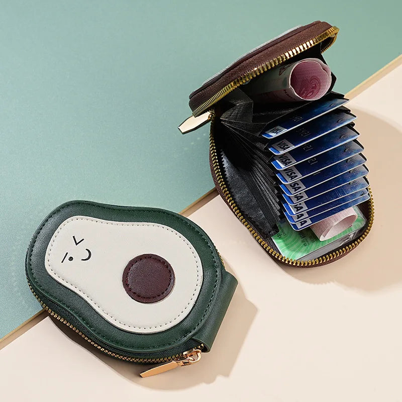 SweetBerry RFID Wallet – Fruit Design Women’s Card Holder