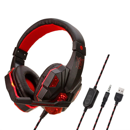 LED Gaming Headset with Microphone