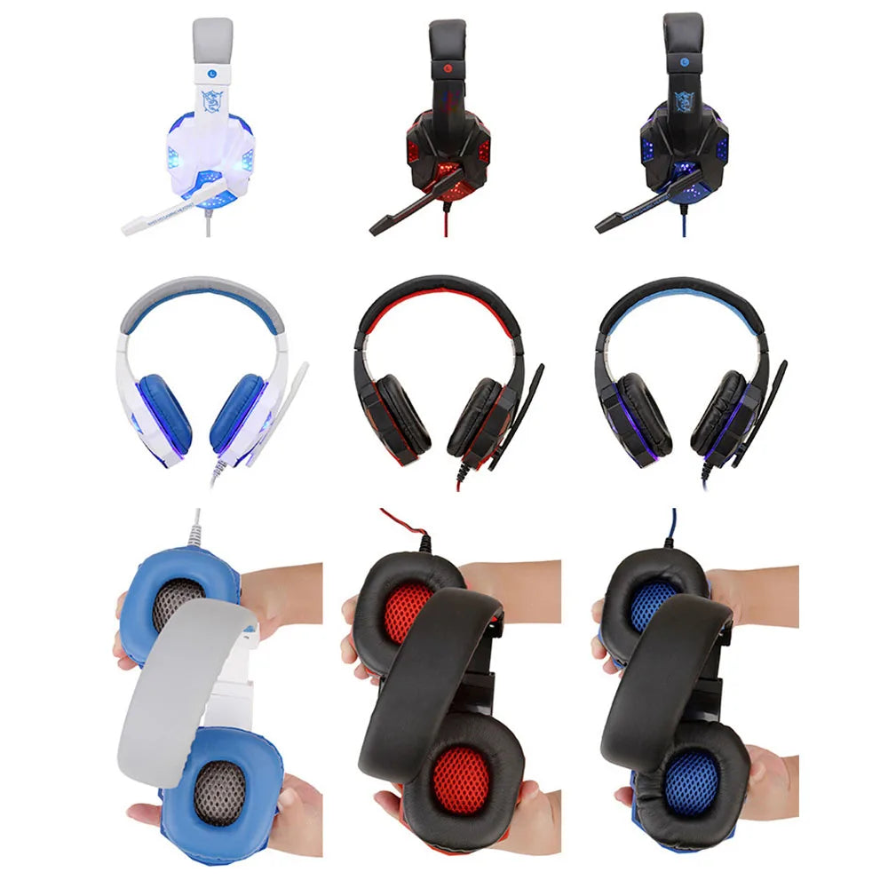 LED Gaming Headset with Microphone