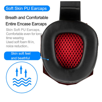 LED Gaming Headset with Microphone