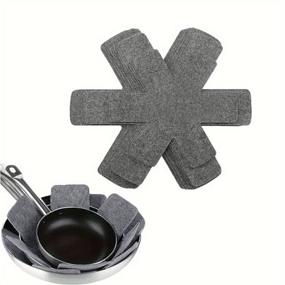 3 Pcs - Pot Pan Felt Protectors Set