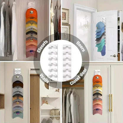 CapMate Wall-Mounted Hat Organizer
